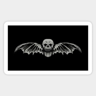Skull Bat Magnet